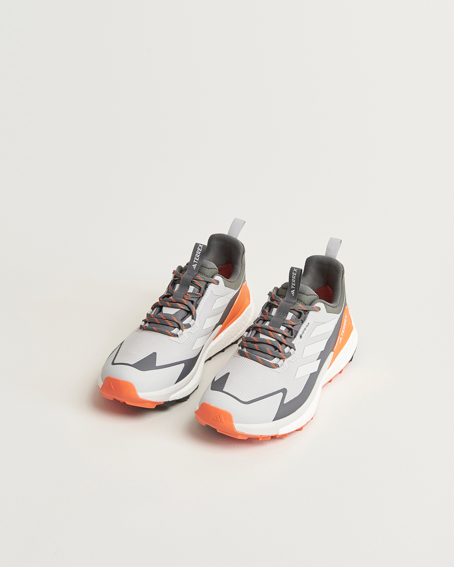 Mies | Maastojuoksukengät | adidas Performance | Terrex Free Hiker 2 GTX Trail Sneaker Grey/Orange