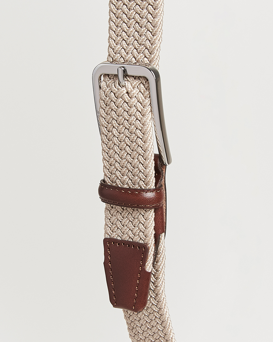 Mies | Vyöt | BOSS BLACK | Clorio Elastic Woven Belt Light Beige