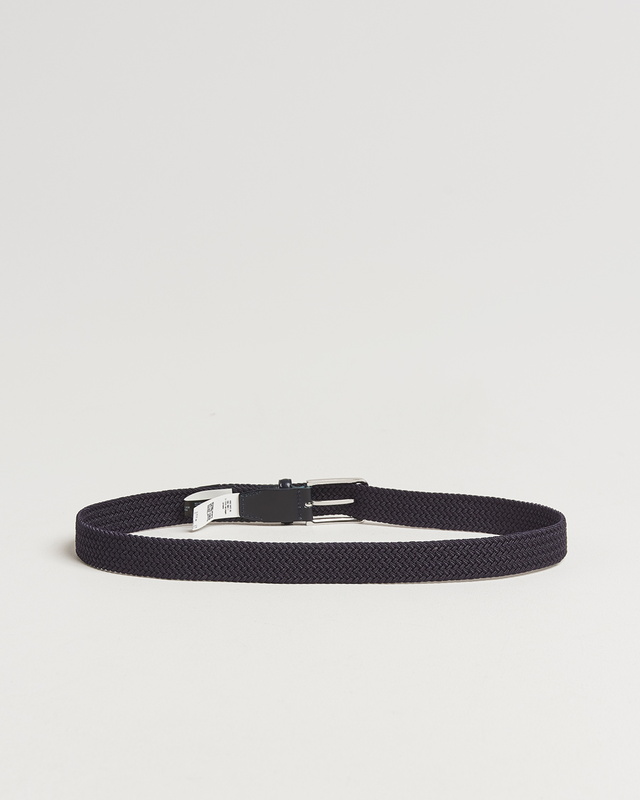 Mies | Vyöt | BOSS BLACK | Clorio Elastic Woven Belt Navy