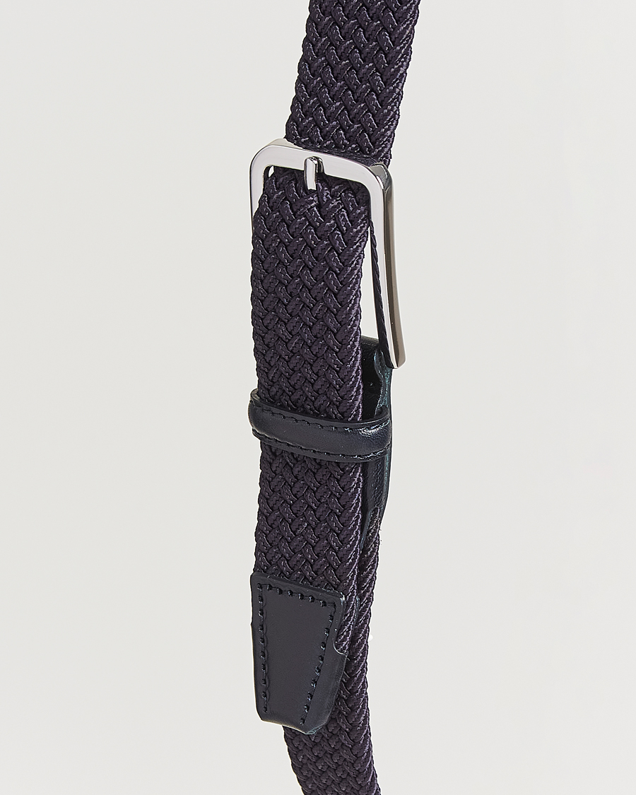 Mies | Vyöt | BOSS BLACK | Clorio Elastic Woven Belt Navy