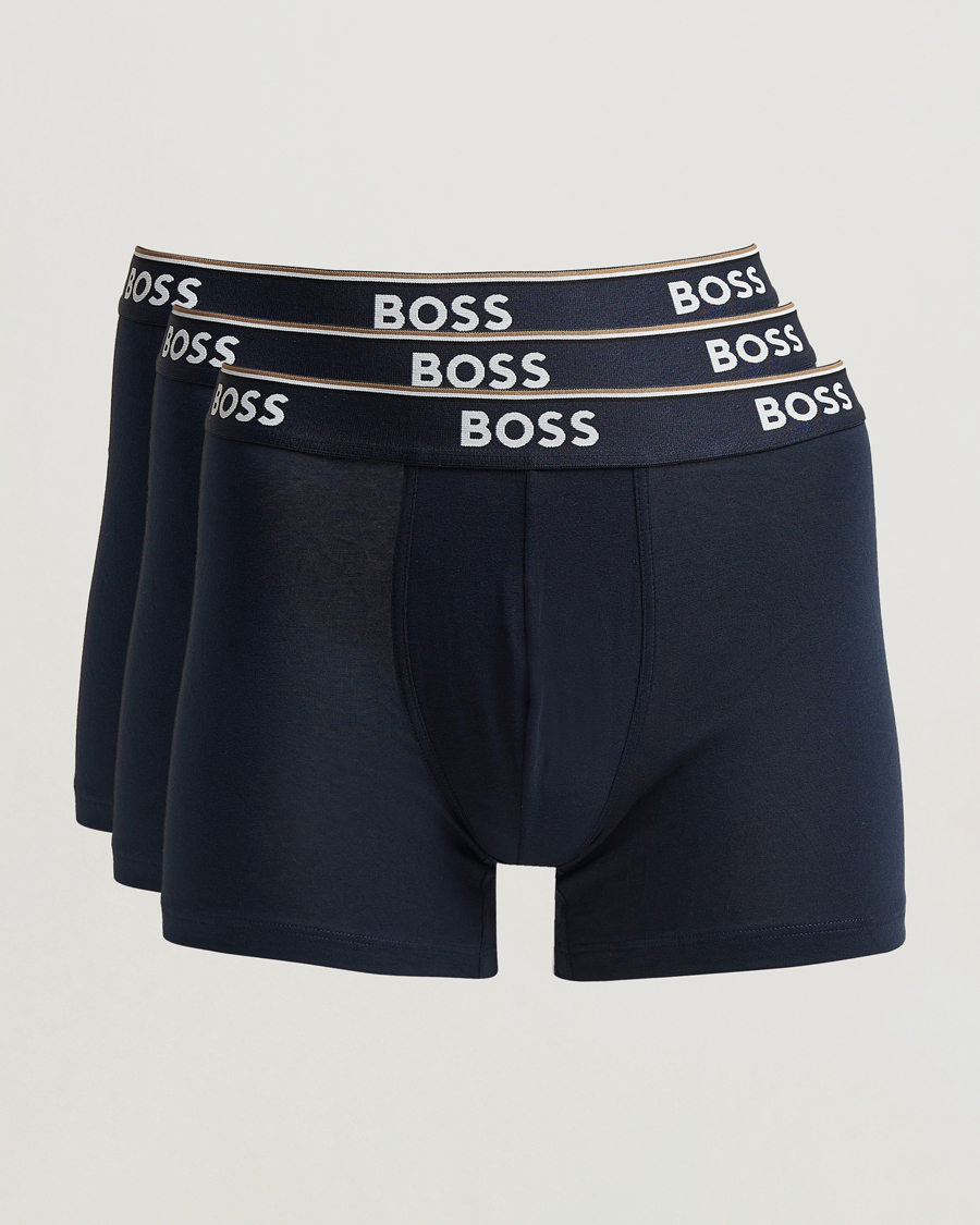 Mies | Alusvaatteet | BOSS BLACK | 3-Pack Boxer Brief Open Blue