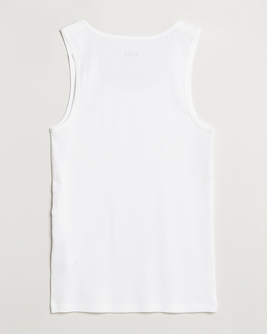 Mies | T-paidat | BOSS BLACK | 3-Pack Ribbed Tank Top White