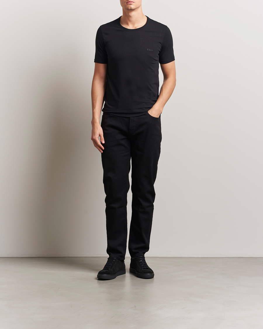 Mies | T-paidat | BOSS BLACK | 3-Pack Crew Neck T-Shirt Black