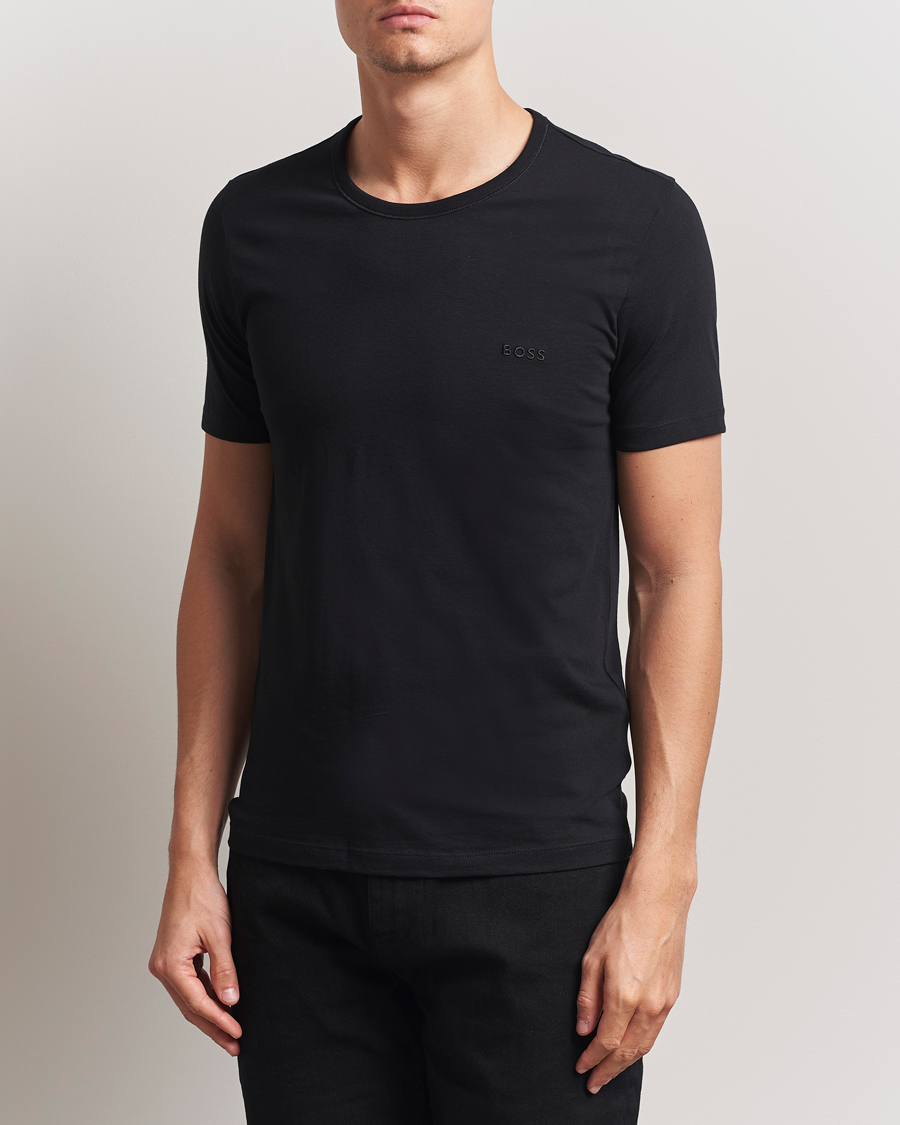 Mies | T-paidat | BOSS BLACK | 3-Pack Crew Neck T-Shirt Black