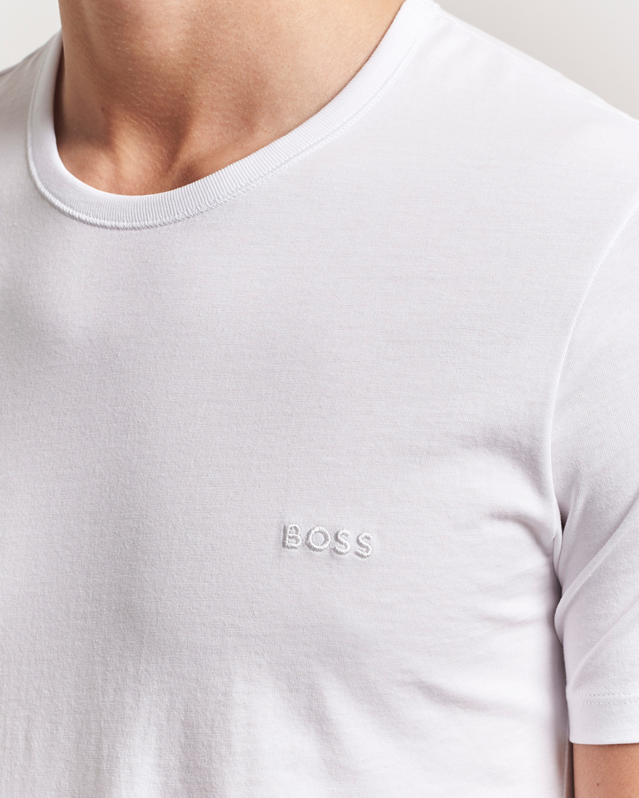 Mies | T-paidat | BOSS BLACK | 3-Pack Crew Neck T-Shirt White
