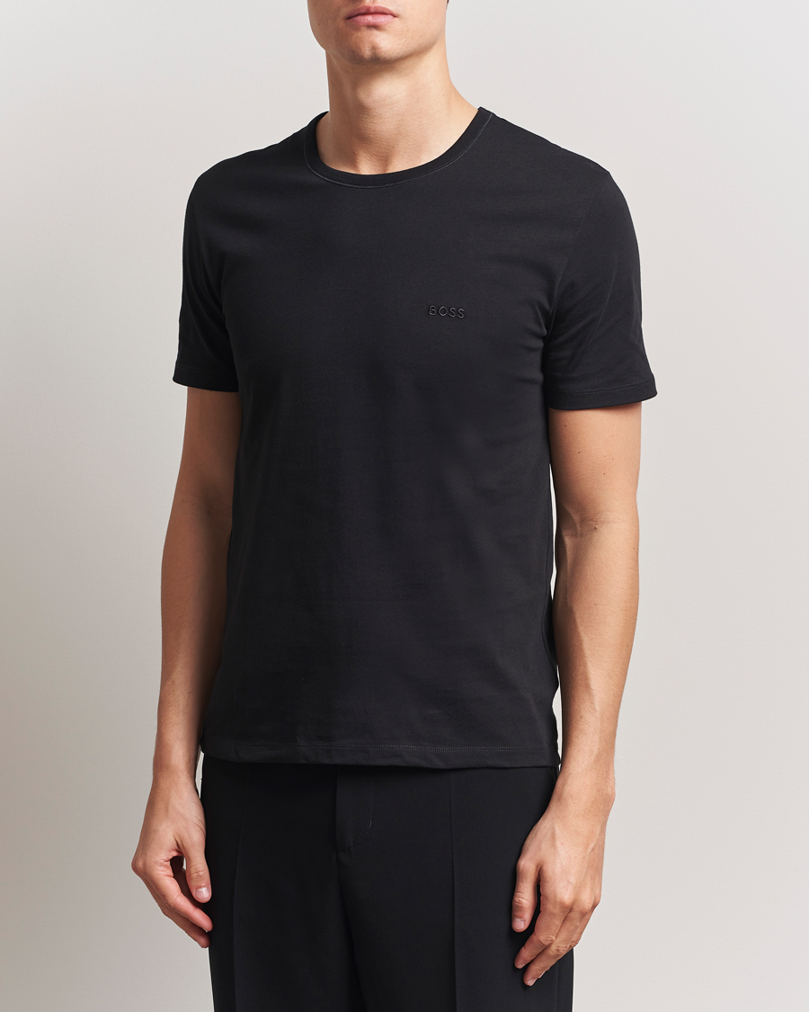 Mies | T-paidat | BOSS BLACK | 3-Pack Crew Neck T-Shirt Black/Blue/Grey