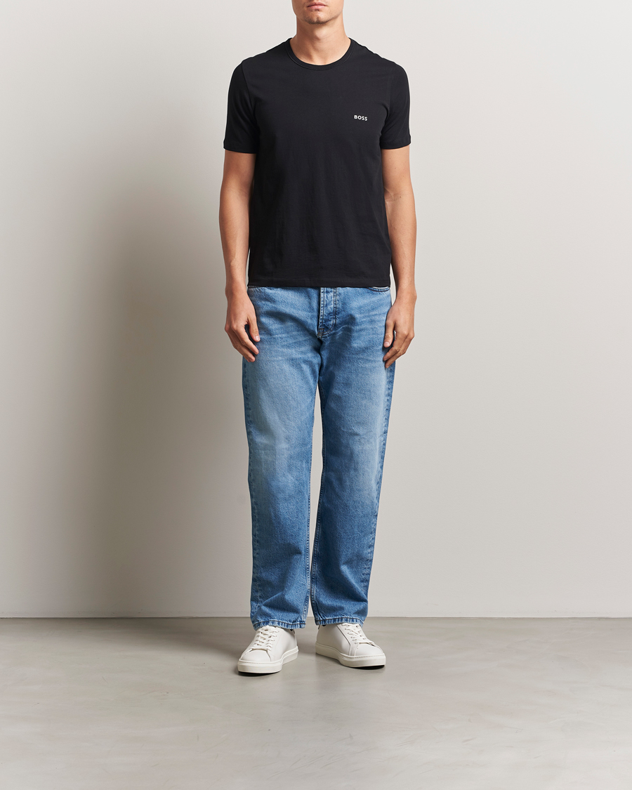 Mies | T-paidat | BOSS BLACK | 3-Pack Crew Neck T-Shirt White/Navy/Black