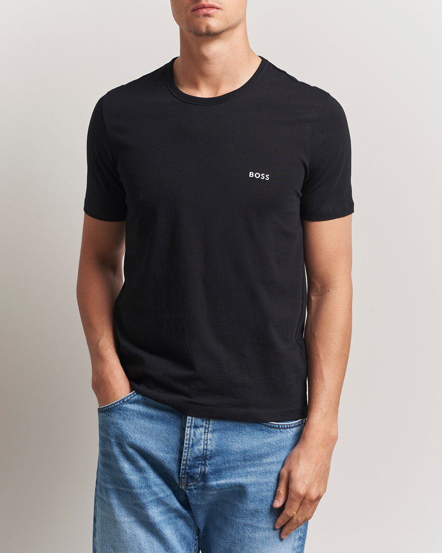 Mies | T-paidat | BOSS BLACK | 3-Pack Crew Neck T-Shirt White/Navy/Black