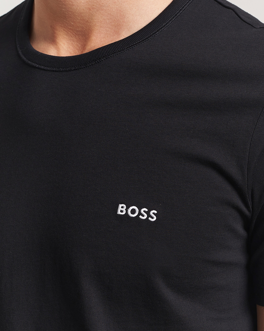 Mies | T-paidat | BOSS BLACK | 3-Pack Crew Neck T-Shirt White/Navy/Black