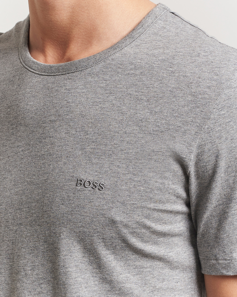 Mies | T-paidat | BOSS BLACK | 3-Pack Crew Neck T-Shirt White/Grey/Black