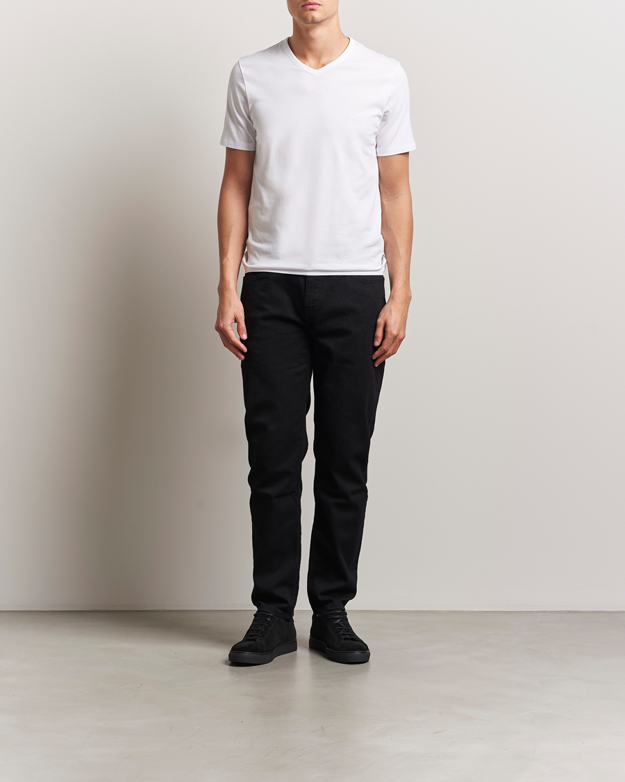 Mies | T-paidat | BOSS BLACK | 3-Pack V-Neck T-Shirt White