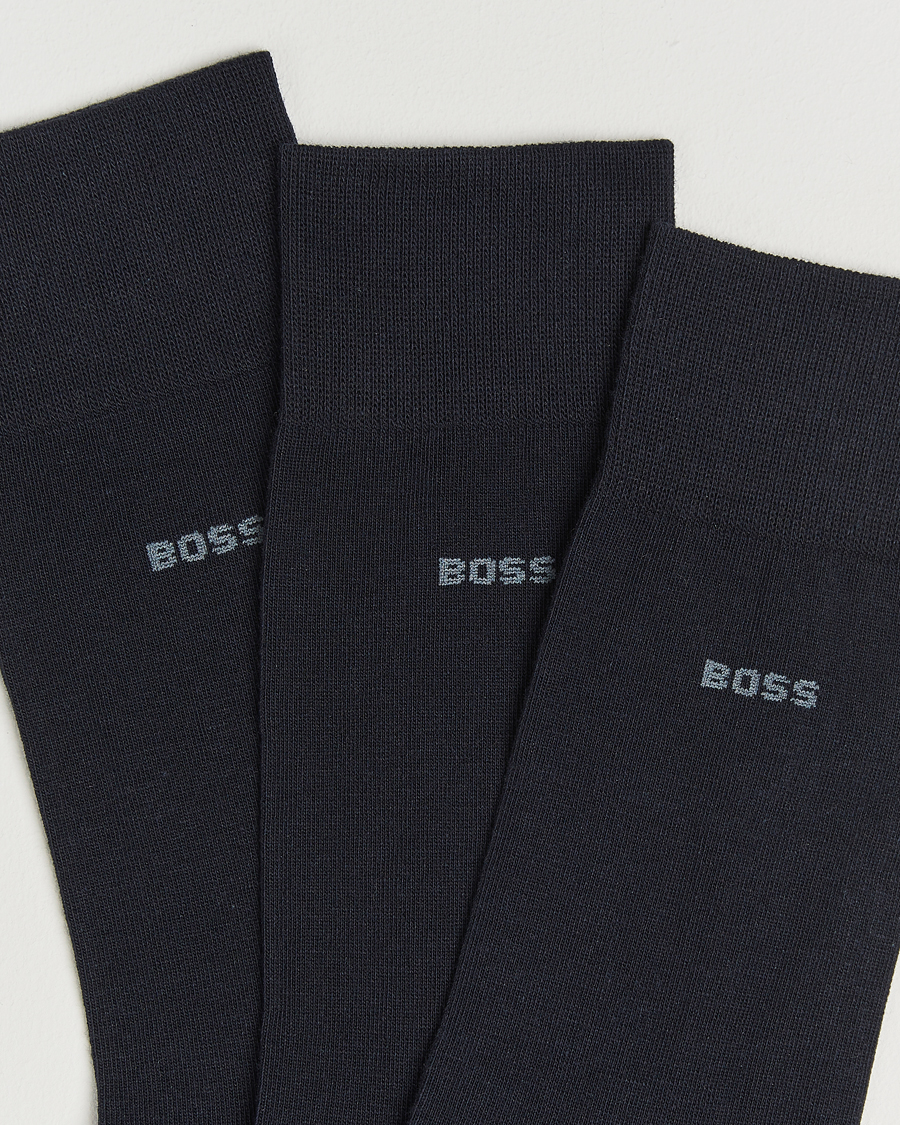 Mies | Alusvaatteet | BOSS BLACK | 3-Pack RS Uni Socks Dark Blue