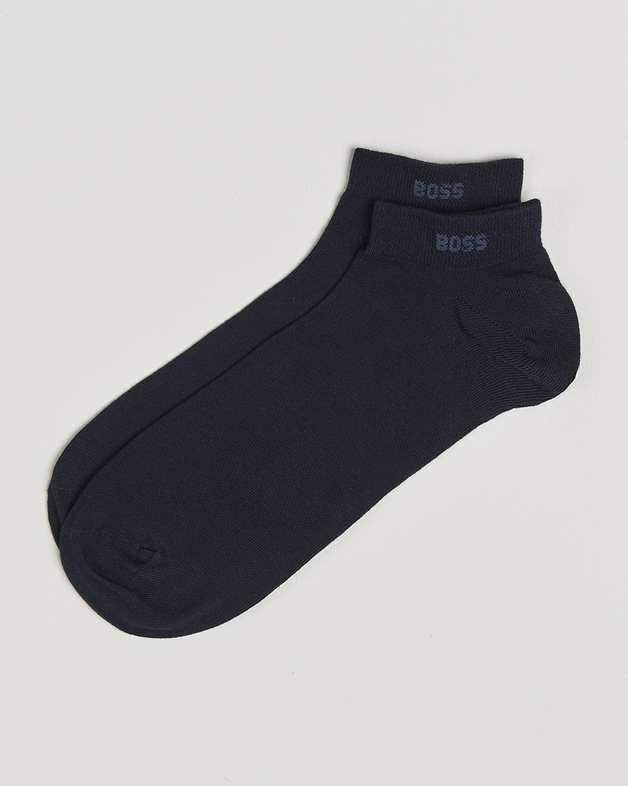 Mies | Alusvaatteet | BOSS BLACK | 2-Pack Sneaker Socks Dark Blue