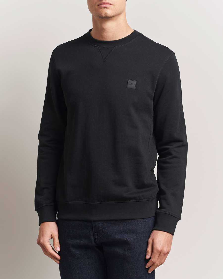 Mies | Puserot | BOSS ORANGE | Westart Logo Sweatshirt Black