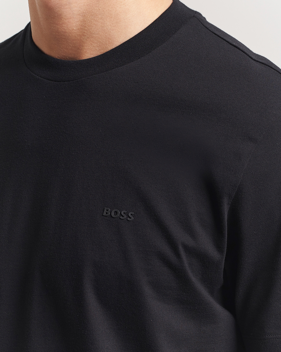 Mies | T-paidat | BOSS BLACK | Thompson Crew Neck T-Shirt Black
