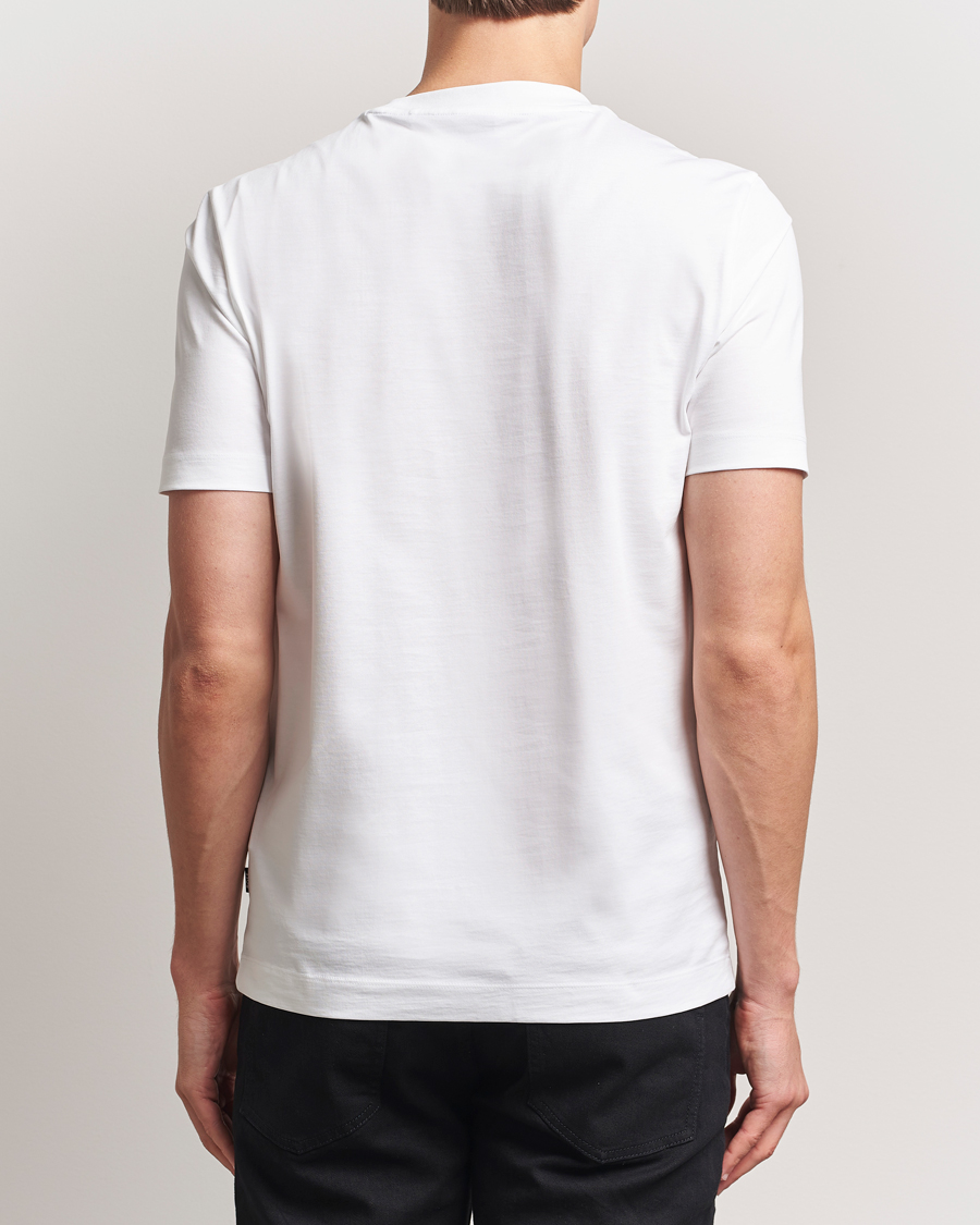 Mies | T-paidat | BOSS BLACK | Thompson Crew Neck T-Shirt White