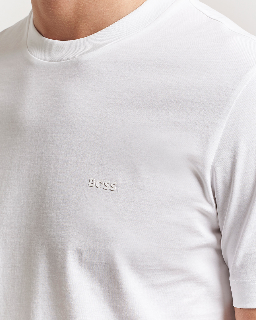 Mies | T-paidat | BOSS BLACK | Thompson Crew Neck T-Shirt White