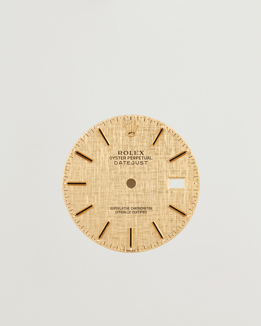 Mies | Pre-owned Tarvikkeet | Rolex Pre-Owned | Rolex Datejust 5 ref Linen Dial