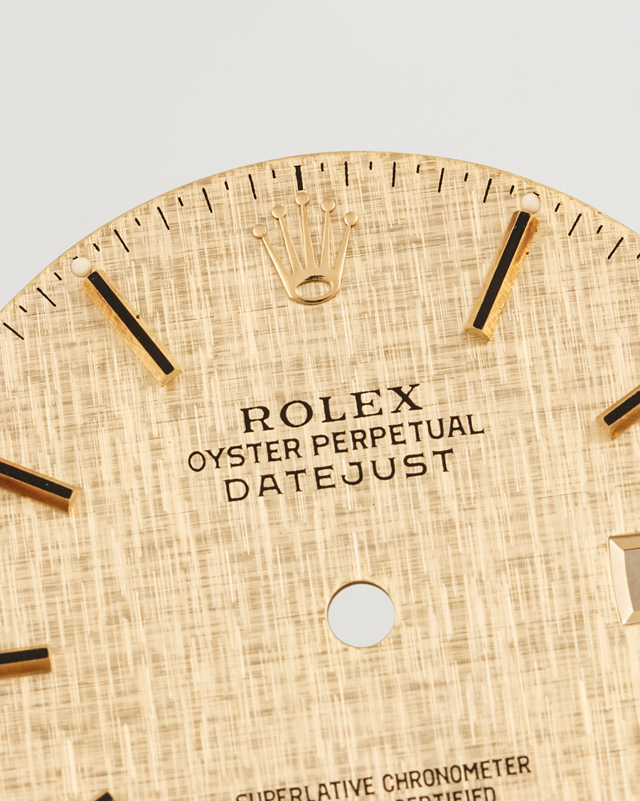 Mies | Pre-owned Tarvikkeet | Rolex Pre-Owned | Rolex Datejust 5 ref Linen Dial