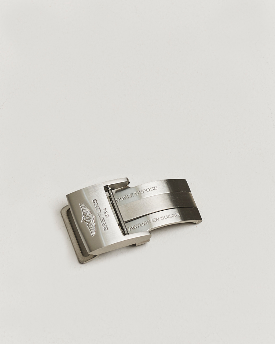 Mies | Pre-owned Tarvikkeet | Breitling Pre-Owned | Breitling Deployment Clasp - 2 Leather 22mm