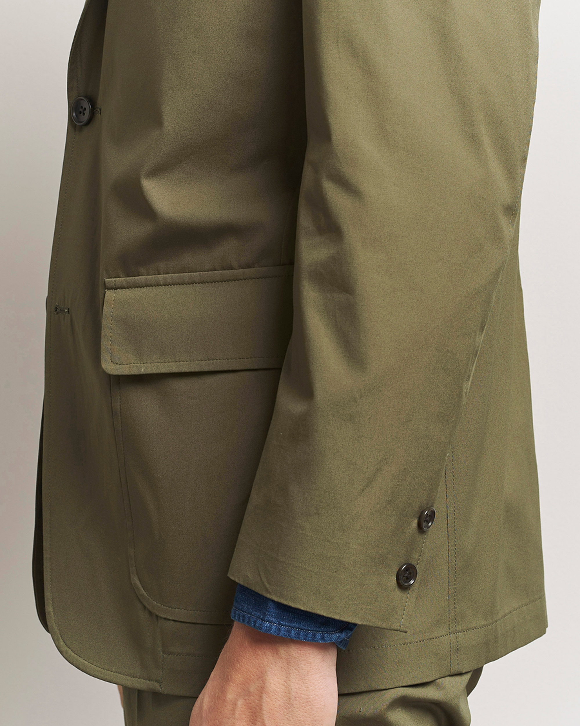 Mies | Pikkutakit | Kamakura Shirts | Cotton Ivy Jacket Olive