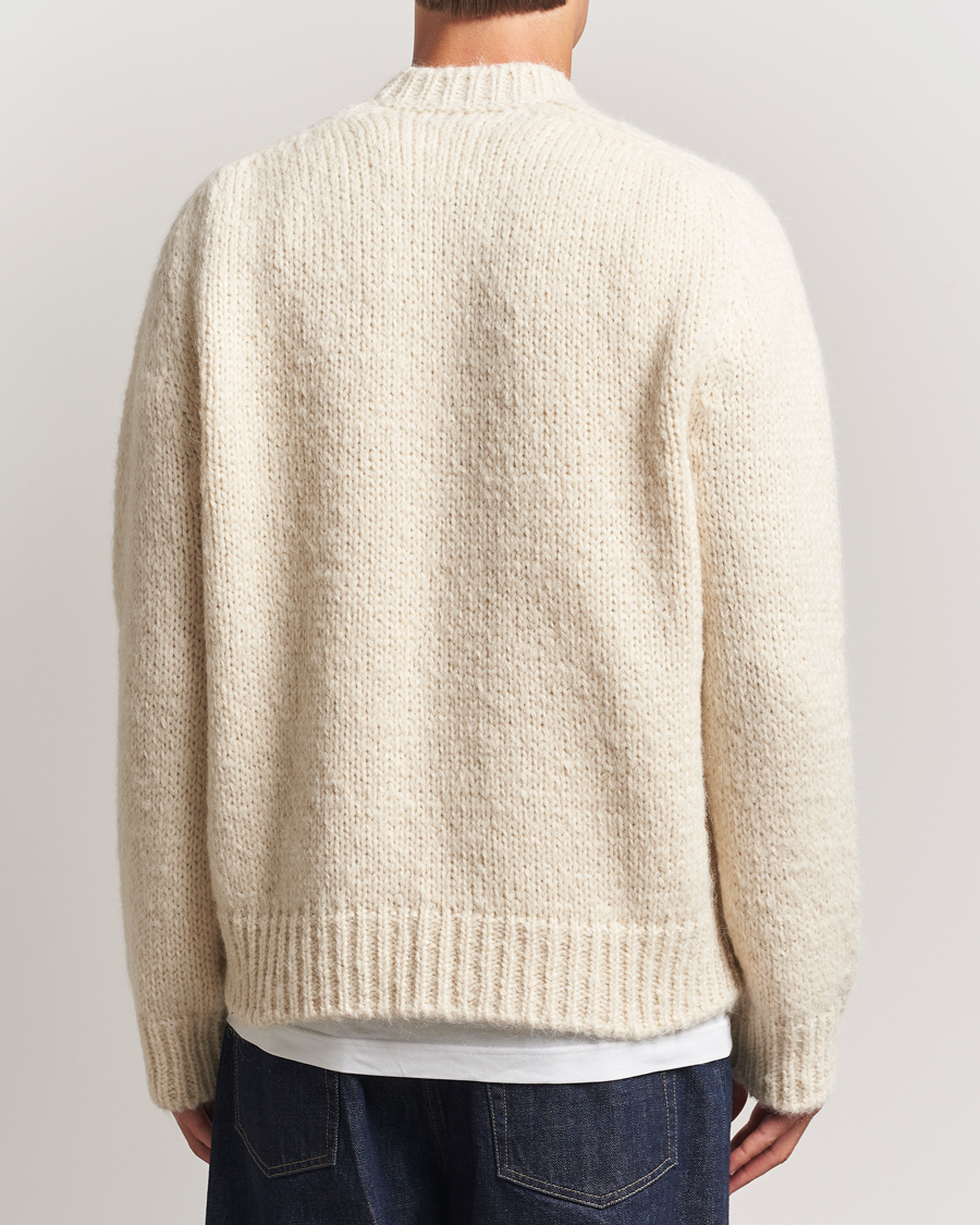 Mies | Puserot | Jil Sander | Mohair Sweater Chalk