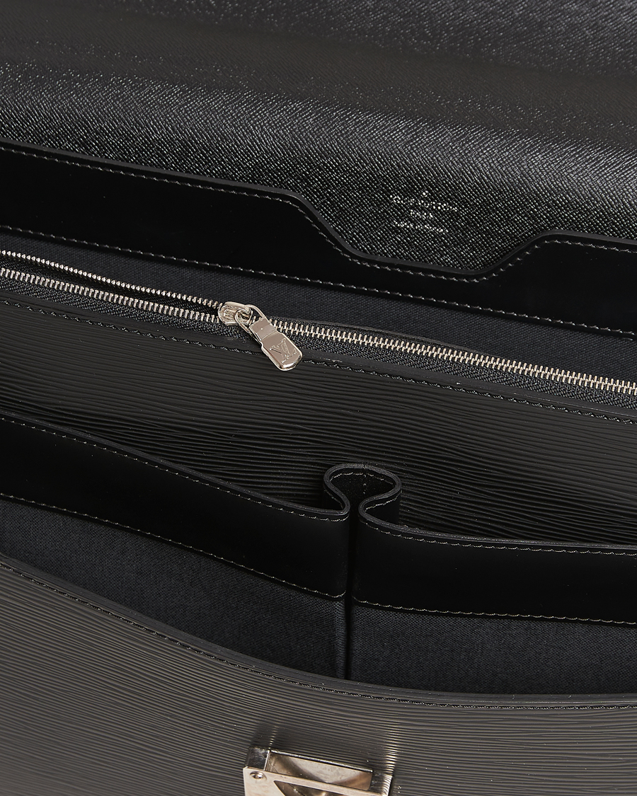 Mies | Louis Vuitton Pre-Owned Robusto Briefcase Black | Louis Vuitton Pre-Owned | Robusto Briefcase Black