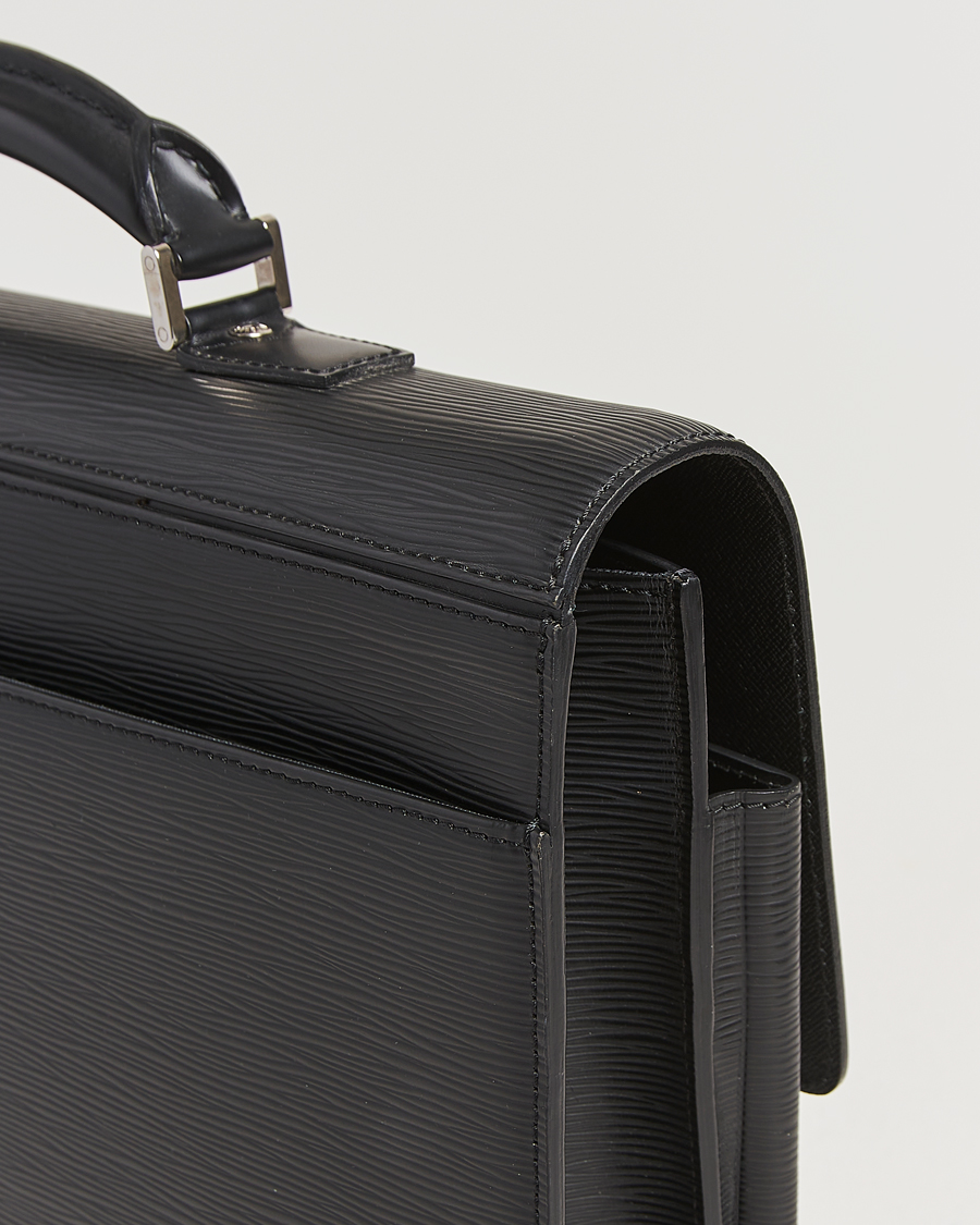 Mies | Louis Vuitton Pre-Owned Robusto Briefcase Black | Louis Vuitton Pre-Owned | Robusto Briefcase Black