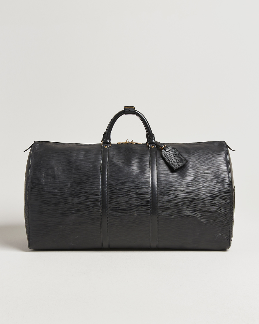 Mies | Louis Vuitton Pre-Owned Keepall 60 Epi Leather Black | Louis Vuitton Pre-Owned | Keepall 60 Epi Leather Black