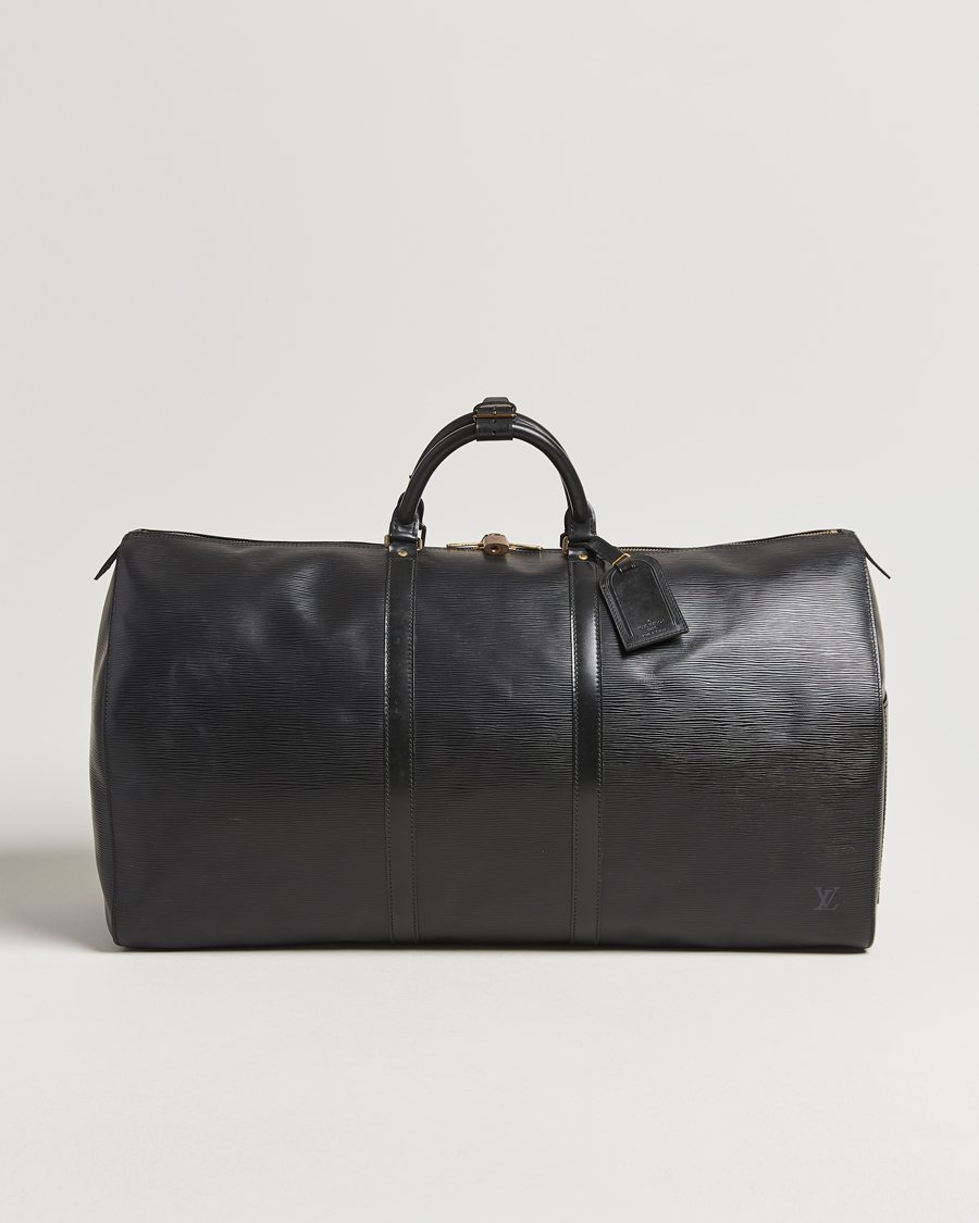 Mies | Louis Vuitton Pre-Owned Keepall 60 Epi Leather Black | Louis Vuitton Pre-Owned | Keepall 60 Epi Leather Black