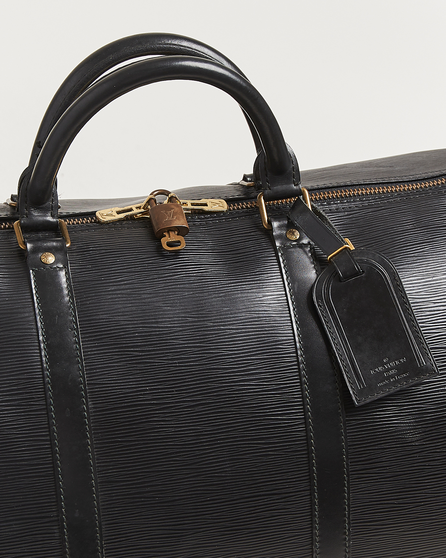 Mies | Louis Vuitton Pre-Owned Keepall 60 Epi Leather Black | Louis Vuitton Pre-Owned | Keepall 60 Epi Leather Black
