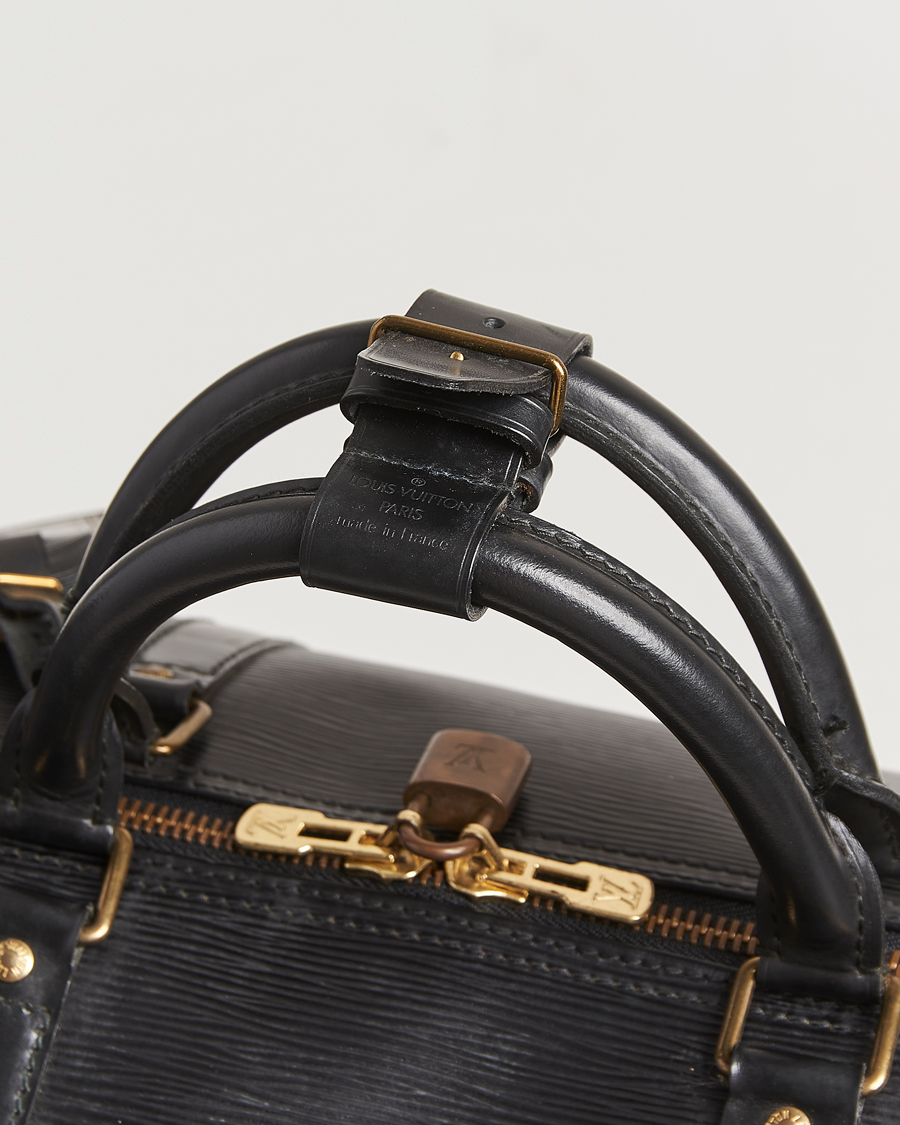 Mies | Louis Vuitton Pre-Owned Keepall 60 Epi Leather Black | Louis Vuitton Pre-Owned | Keepall 60 Epi Leather Black