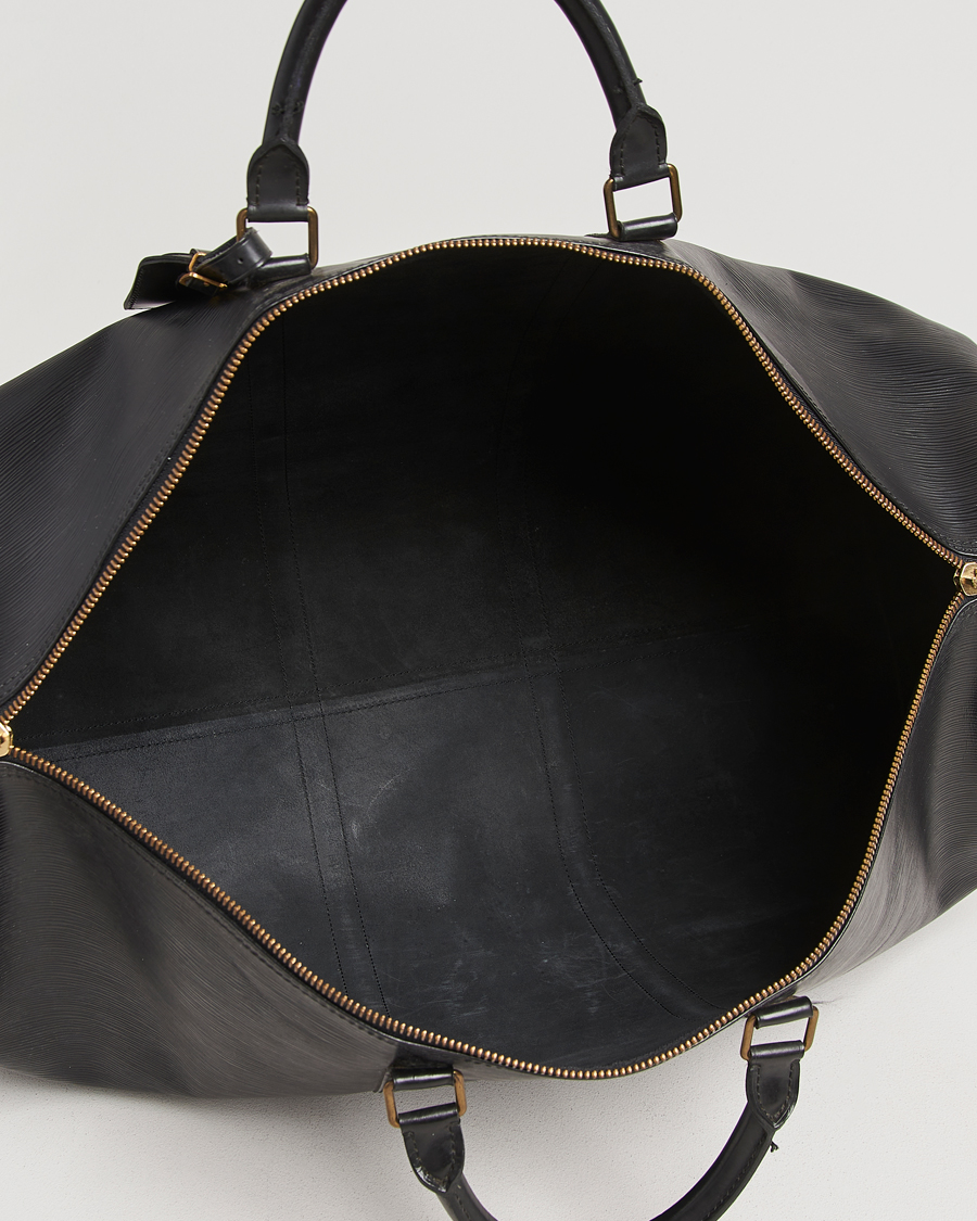Mies | Louis Vuitton Pre-Owned Keepall 60 Epi Leather Black | Louis Vuitton Pre-Owned | Keepall 60 Epi Leather Black