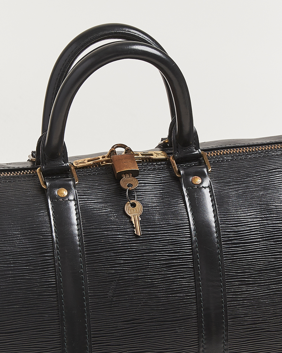 Mies | Pre-Owned & Vintage Bags | Louis Vuitton Pre-Owned | Keepall 45 Epi Leather Black