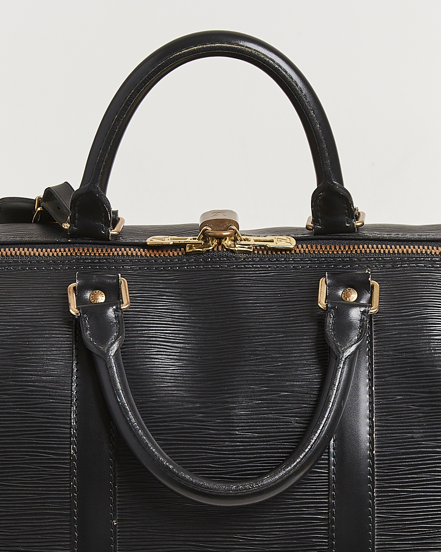 Mies | Louis Vuitton Pre-Owned Keepall 55 Epi Leather Black | Louis Vuitton Pre-Owned | Keepall 55 Epi Leather Black