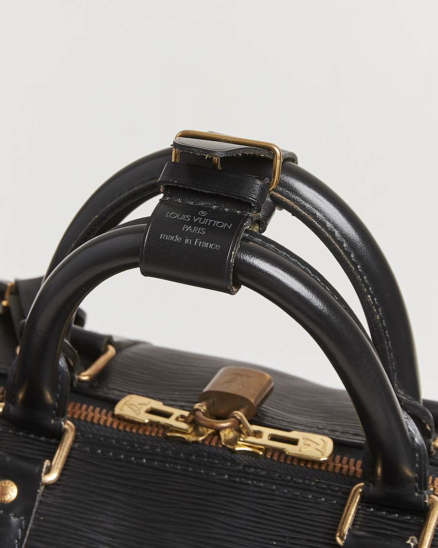 Mies | Louis Vuitton Pre-Owned Keepall 55 Epi Leather Black | Louis Vuitton Pre-Owned | Keepall 55 Epi Leather Black