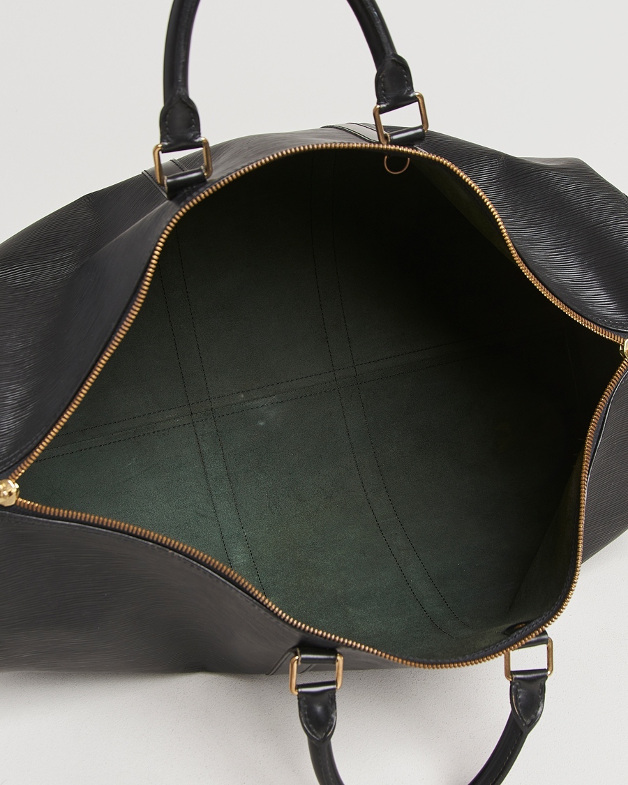 Mies | Louis Vuitton Pre-Owned Keepall 55 Epi Leather Black | Louis Vuitton Pre-Owned | Keepall 55 Epi Leather Black
