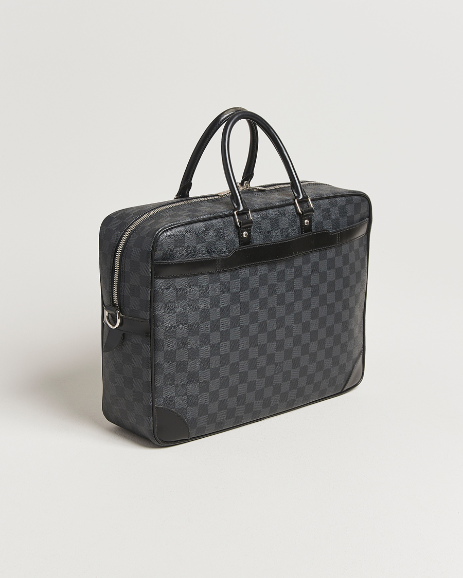 Mies | Louis Vuitton Pre-Owned Porte-Documents Voyage Briefcase Damier Graphite | Louis Vuitton Pre-Owned | Porte-Documents Voyage Briefcase Damier Graphite