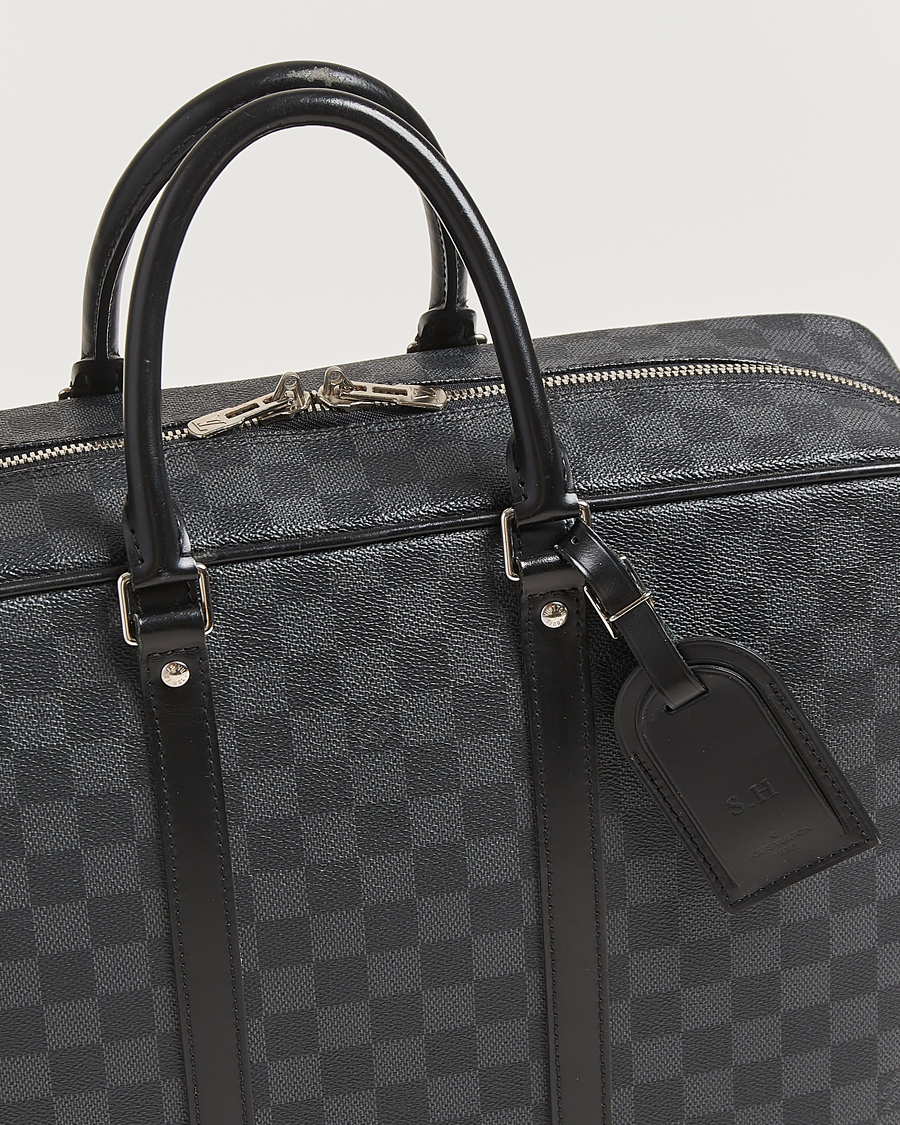 Mies | Louis Vuitton Pre-Owned Porte-Documents Voyage Briefcase Damier Graphite | Louis Vuitton Pre-Owned | Porte-Documents Voyage Briefcase Damier Graphite