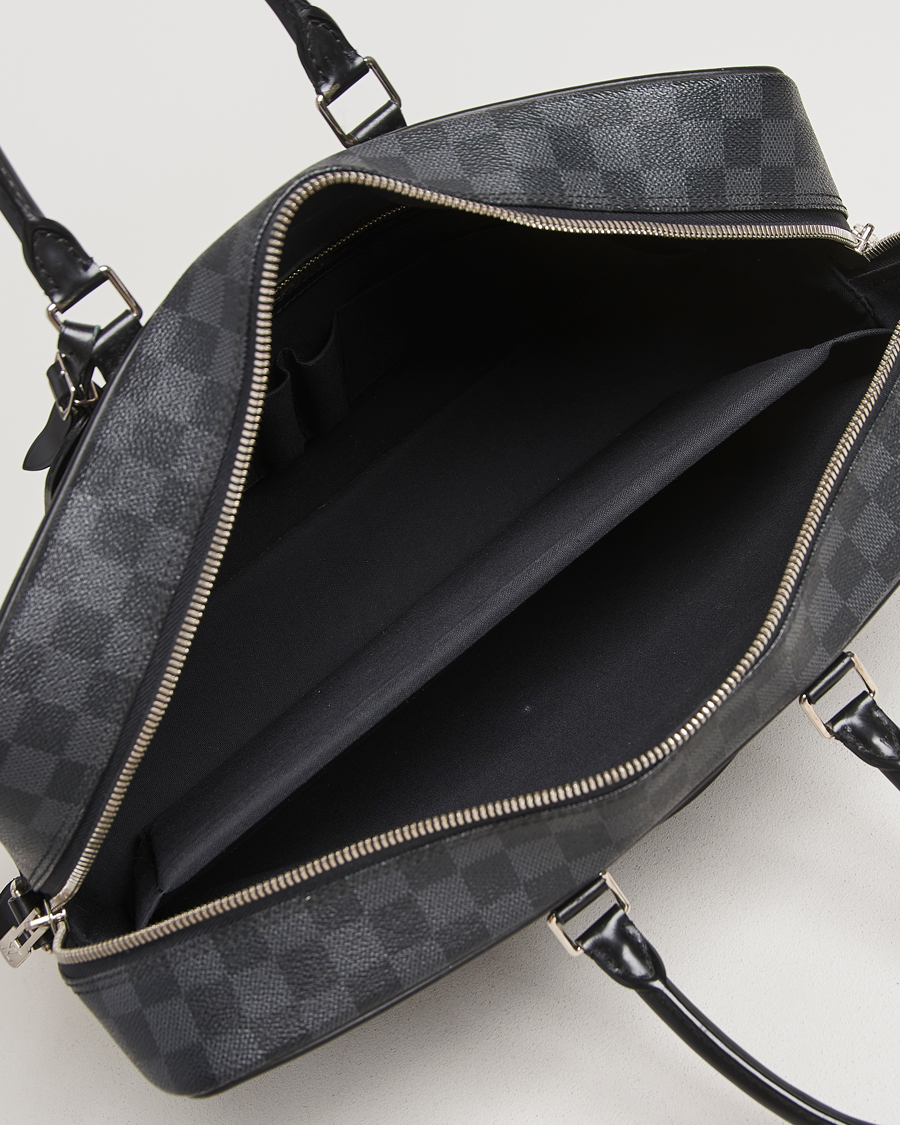 Mies | Louis Vuitton Pre-Owned Porte-Documents Voyage Briefcase Damier Graphite | Louis Vuitton Pre-Owned | Porte-Documents Voyage Briefcase Damier Graphite