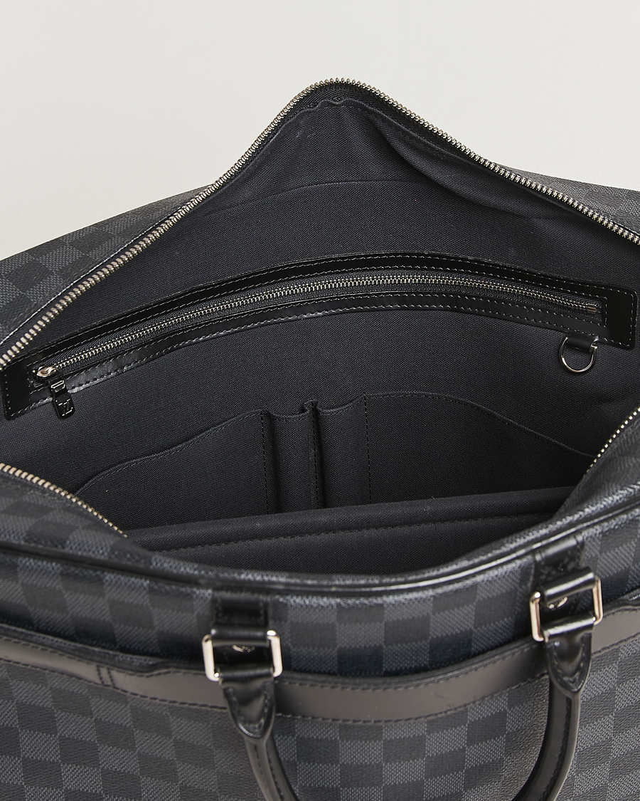 Mies | Louis Vuitton Pre-Owned Porte-Documents Voyage Briefcase Damier Graphite | Louis Vuitton Pre-Owned | Porte-Documents Voyage Briefcase Damier Graphite