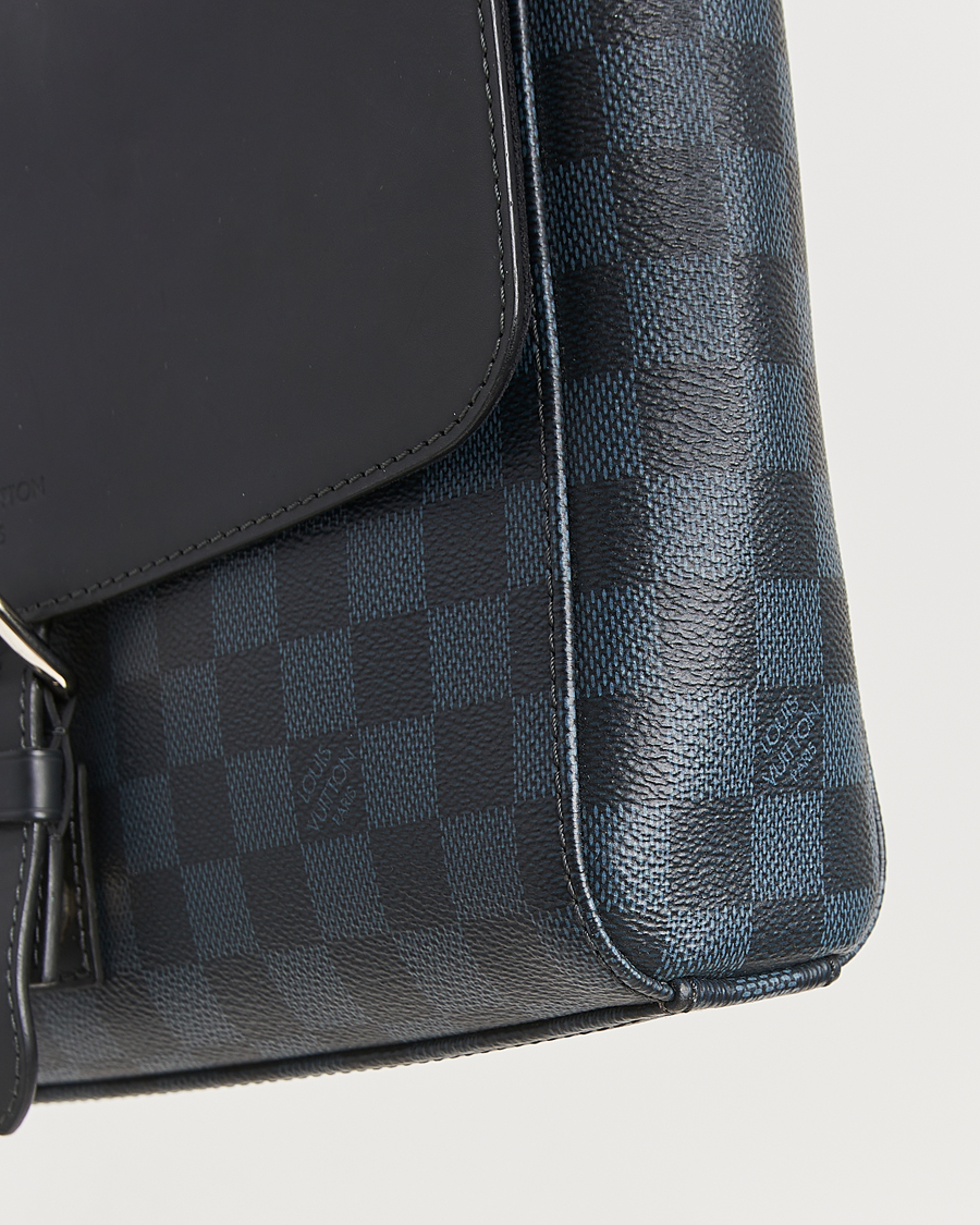 Mies | Pre-Owned & Vintage Bags | Louis Vuitton Pre-Owned | Newport Messenger PM Damier Cobalt