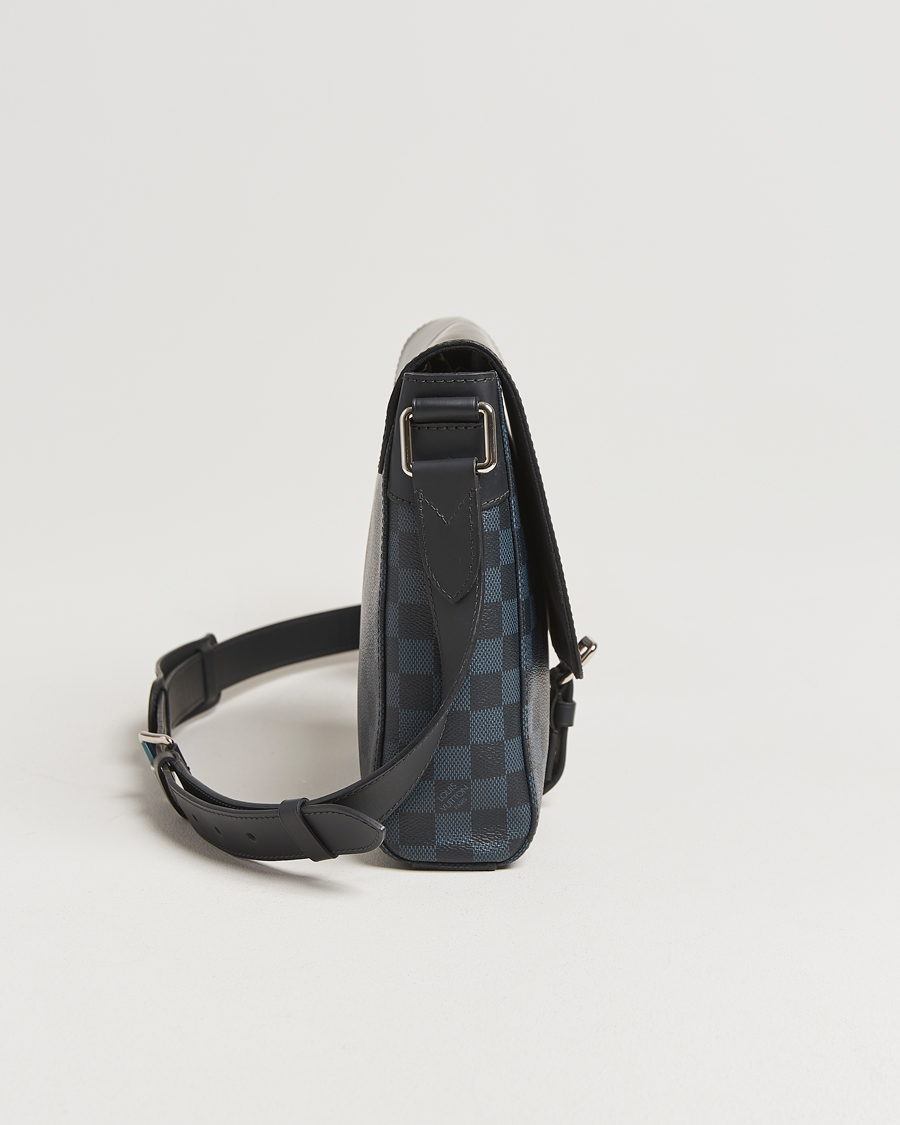 Mies | Pre-Owned & Vintage Bags | Louis Vuitton Pre-Owned | Newport Messenger PM Damier Cobalt