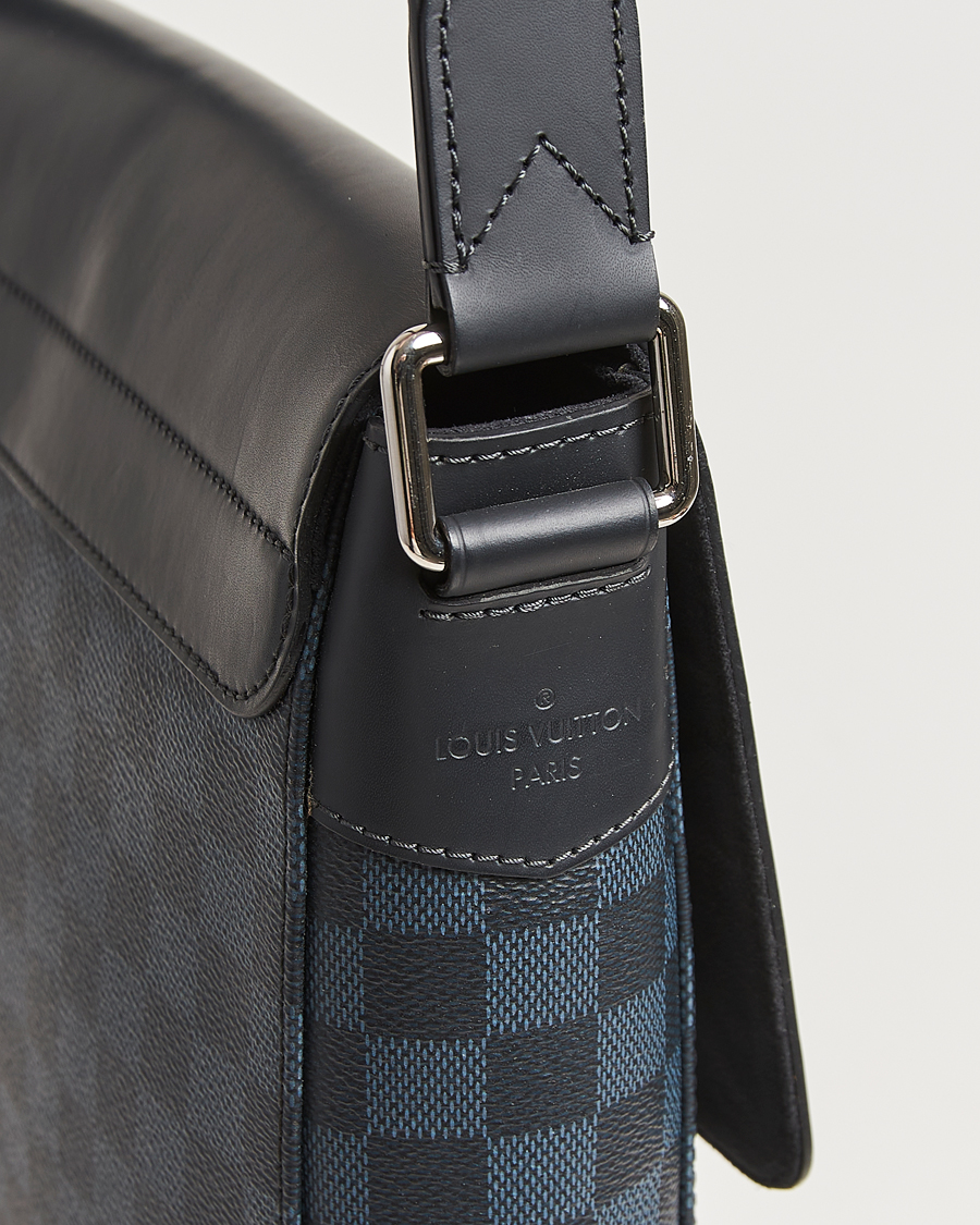 Mies | Pre-Owned & Vintage Bags | Louis Vuitton Pre-Owned | Newport Messenger PM Damier Cobalt