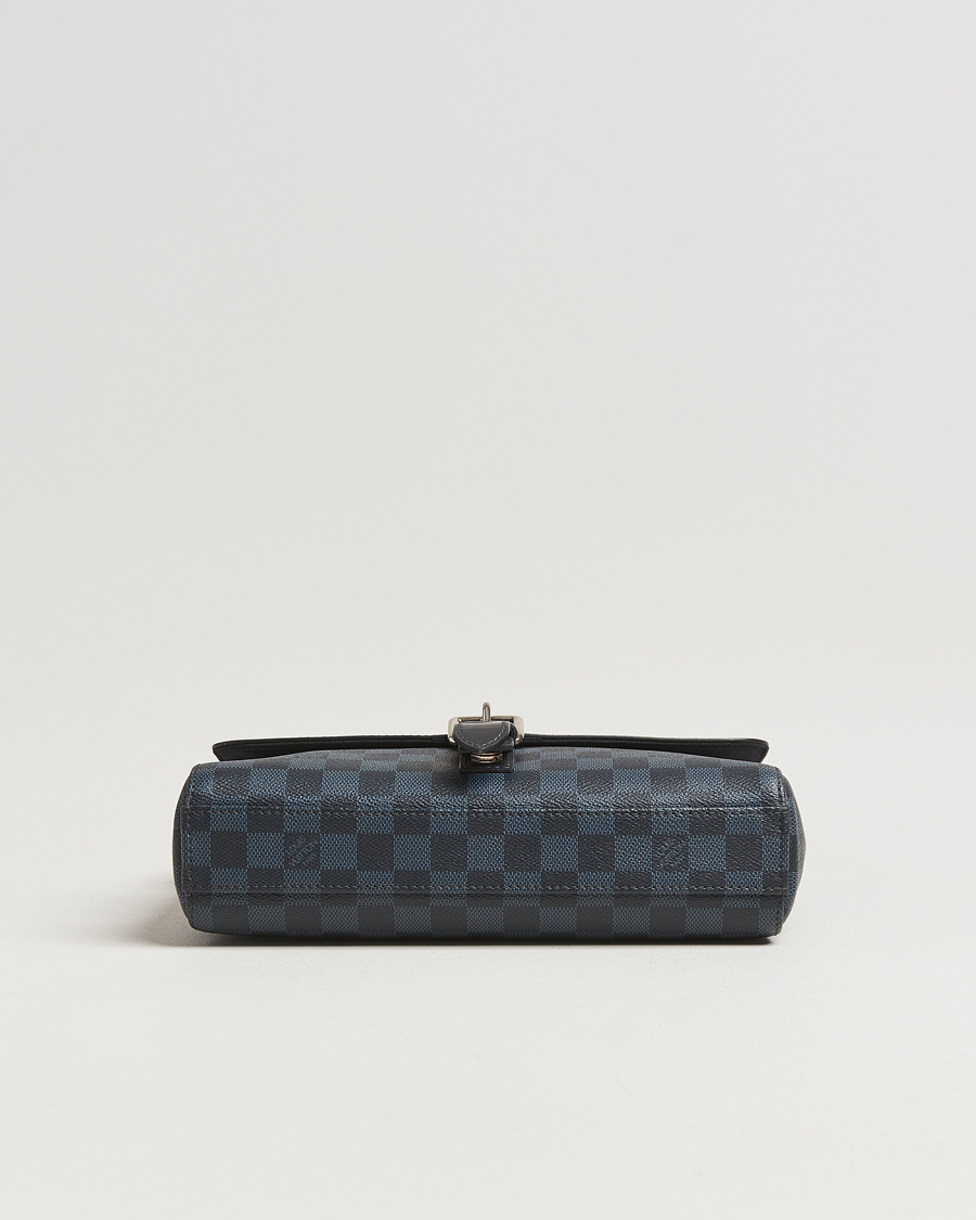 Mies | Pre-Owned & Vintage Bags | Louis Vuitton Pre-Owned | Newport Messenger PM Damier Cobalt