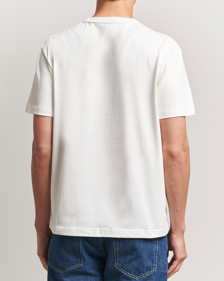 Mies | T-paidat | A.P.C. | Boxy Fit Petit VPC T-Shirt White/Dark Navy