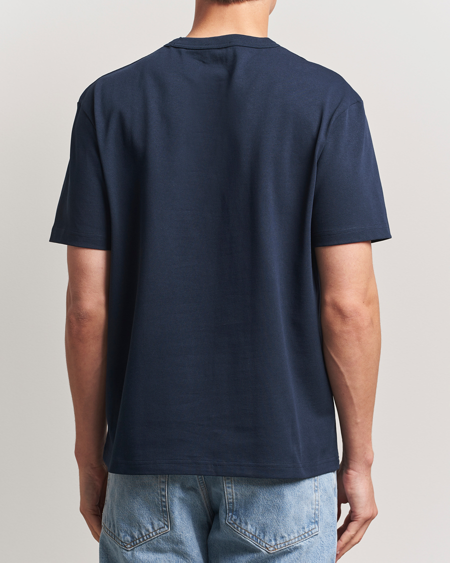 Mies | T-paidat | A.P.C. | Boxy Fit Petit VPC T-Shirt Dark Navy/Ecru
