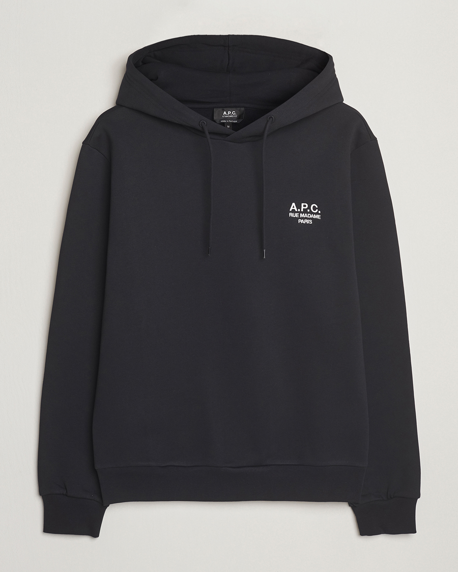 Mies | Puserot | A.P.C. | Rue Madame Hoodie Black/White