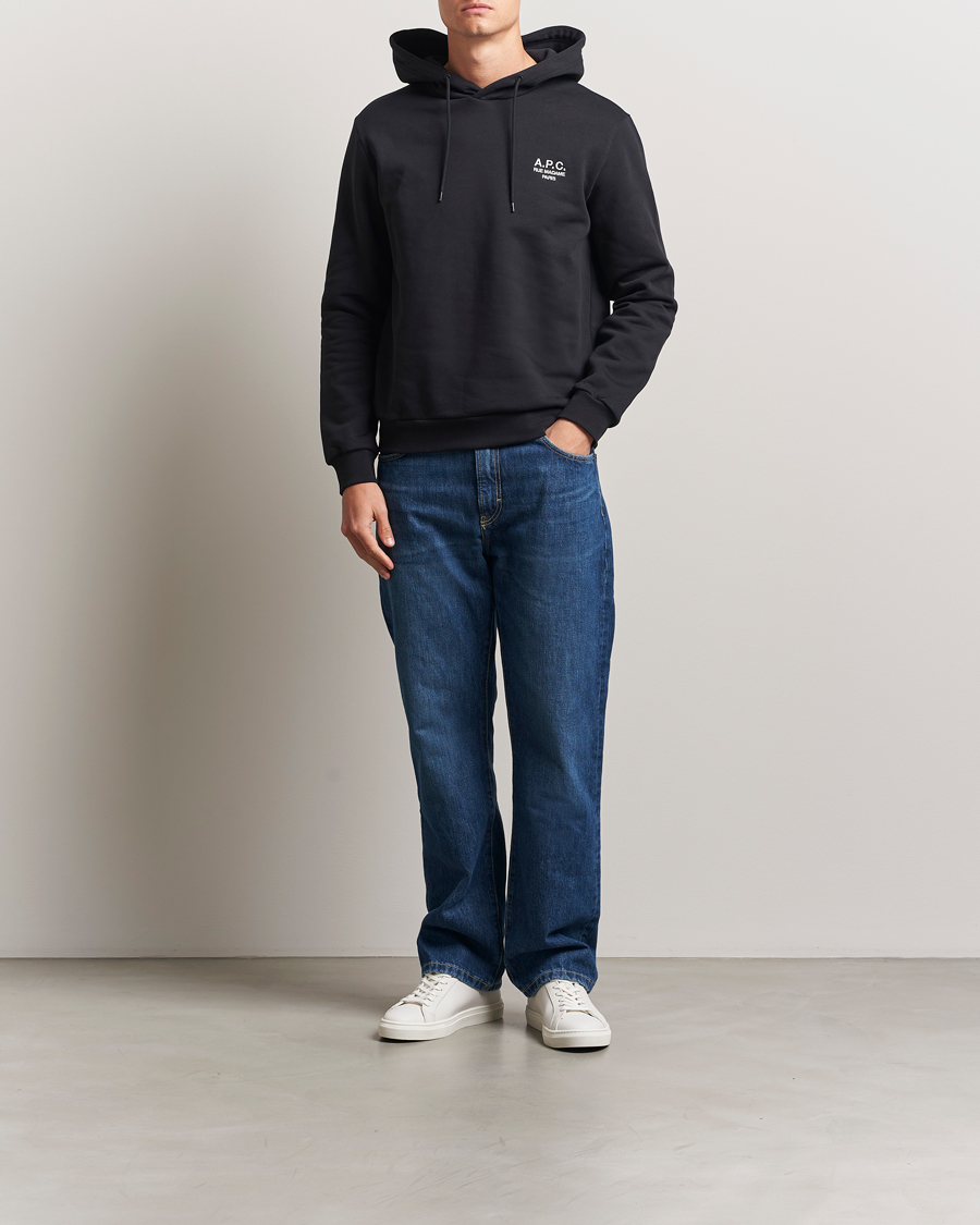 Mies | Puserot | A.P.C. | Rue Madame Hoodie Black/White