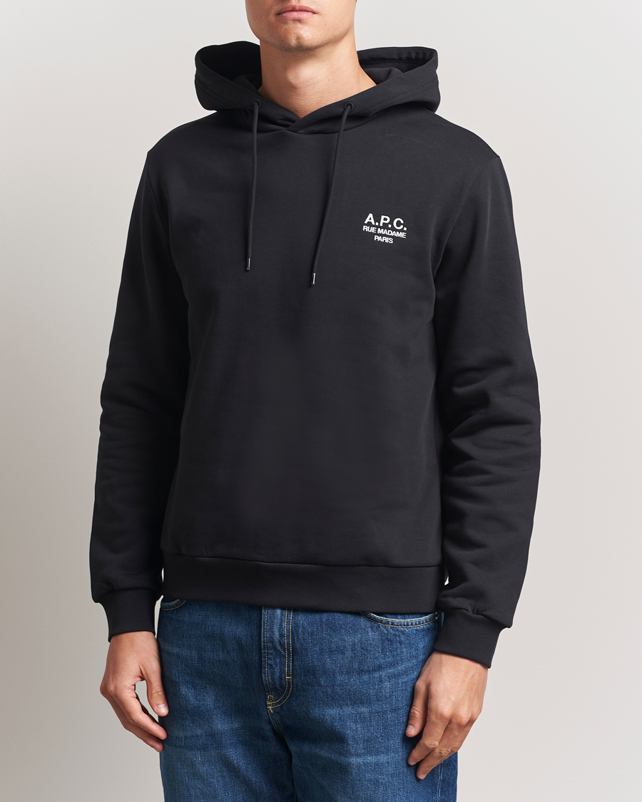 Mies | Puserot | A.P.C. | Rue Madame Hoodie Black/White